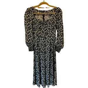 Reformation boho floral petite wallflower dress 6 petite.